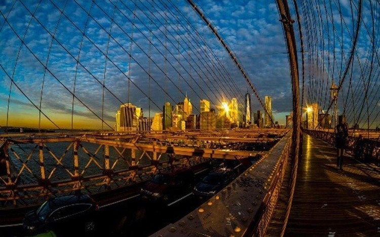 Алмазная вышивка «Бруклинский мост»