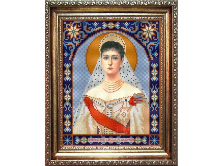 Рисунок на ткани «Св.Александра Императрица»