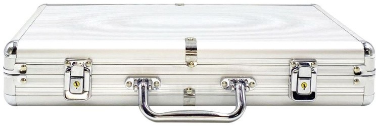 Покерный набор NUTS, 300 фишек, 11,5 г с номиналом в чемодане — картинка 3