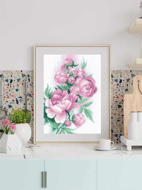 Набор для вышивания «Пышность пионов» — картинка 6