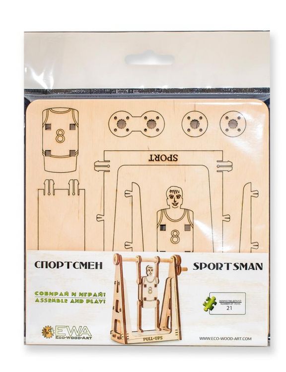 Конструктор из дерева «3D SPORTSMAN», Eco Wood Art — картинка 2