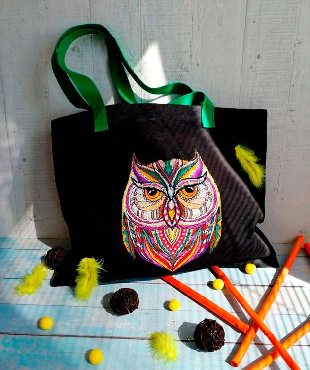Набор для вышивания «Сумка. Сова» — картинка 3