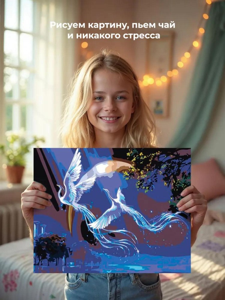 Картина по номерам «Фениксы» — картинка 7