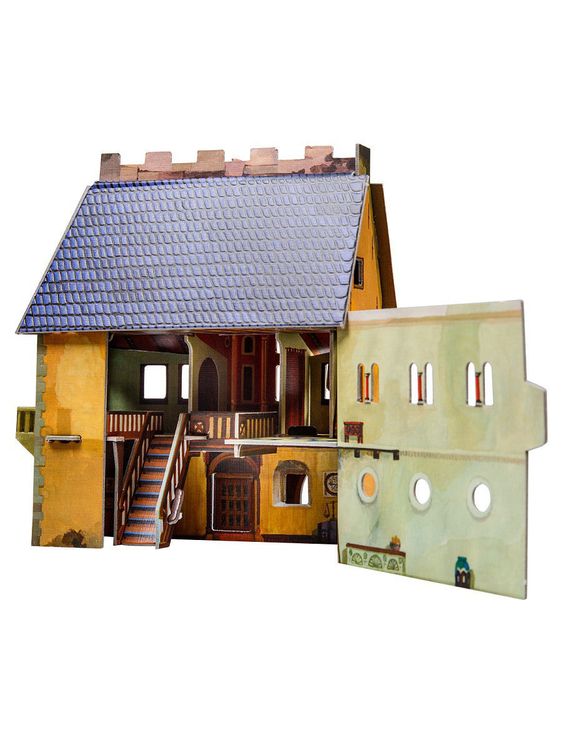 Сборная модель из картона «Ратуша» — картинка 3