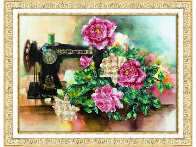 Набор вышивки бисером «Розы для рукодельницы» — картинка 2