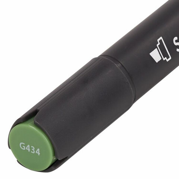 Маркер для скетчинга двусторонний 1 мм - 6 мм BRAUBERG ART CLASSIC, цвет: темно-оливковый — картинка 6