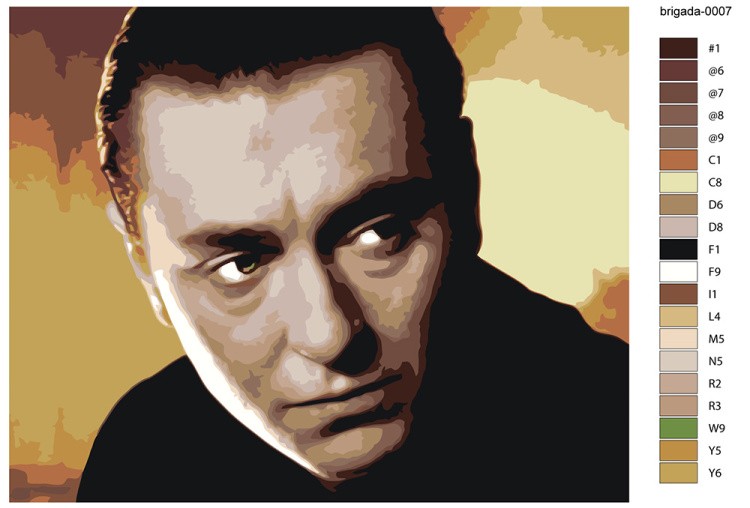 Картина по номерам «Бригада: Саша Белый 2» — картинка 2