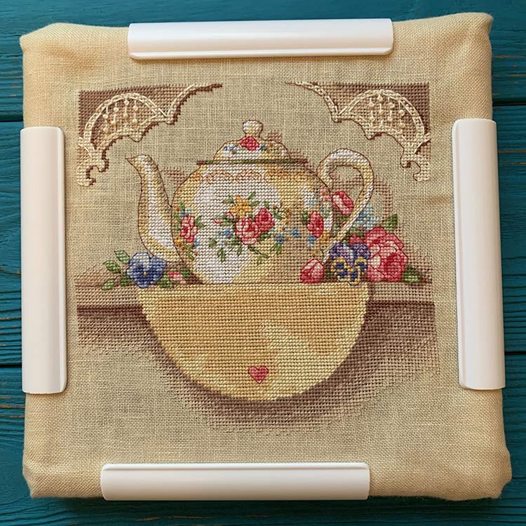 Набор для вышивания «Кружевной чайничек» — картинка 7