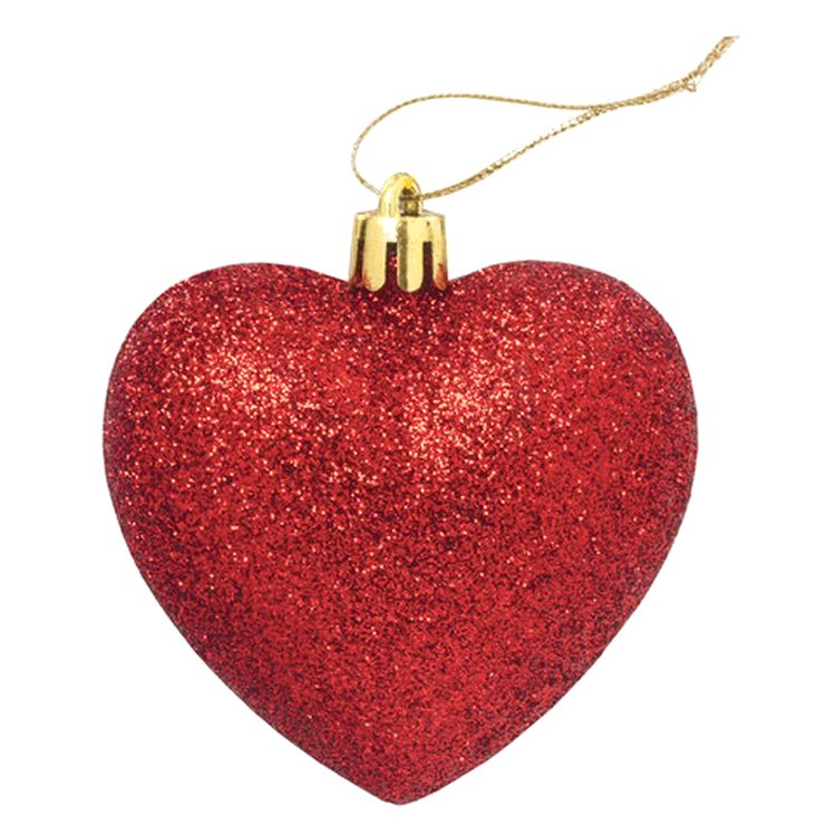 Украшения елочные «Сердца», набор 3 шт., цвет: красный — картинка 5