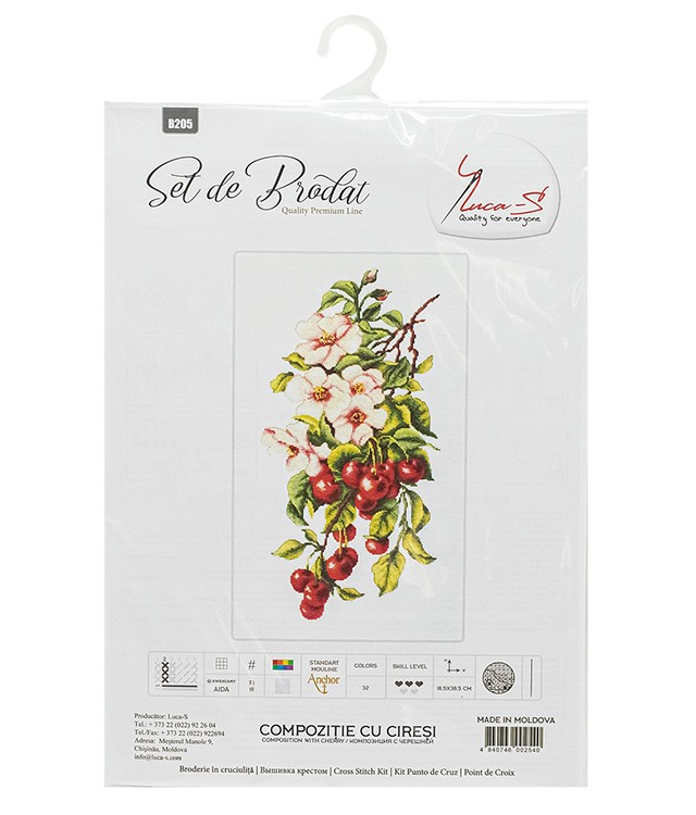 Набор для вышивания «Композиция с черешней» — картинка 5