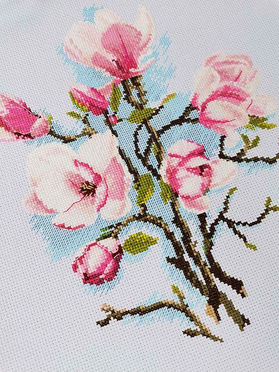 Набор для вышивания «Розовая магнолия» — картинка 3