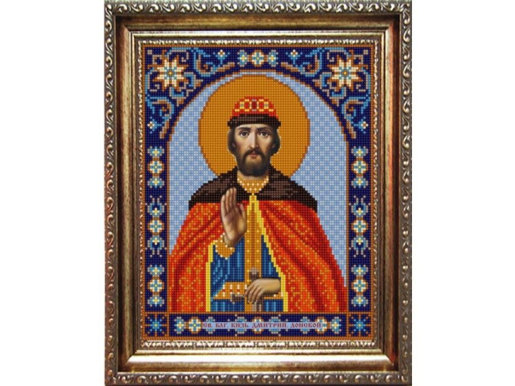 Рисунок на ткани «Св.Дмитрий»