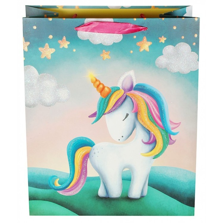 Подарочный пакет «Изумрудный единорожка» — картинка 2