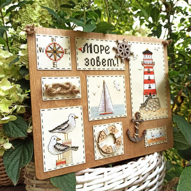 Комплект для создания интерьерного панно «Море зовет! Sea story» — картинка 2