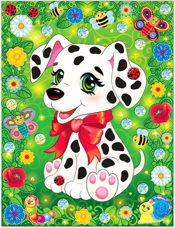 Набор для изготовления картины-антистресс «Няшка. Лапик» — картинка 2