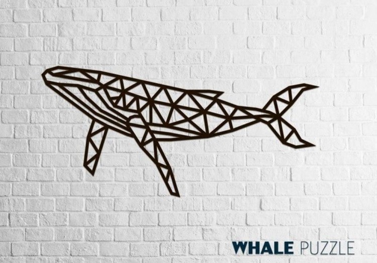Деревянный интерьерный пазл «Большой Кит», Eco Wood Art — картинка 2