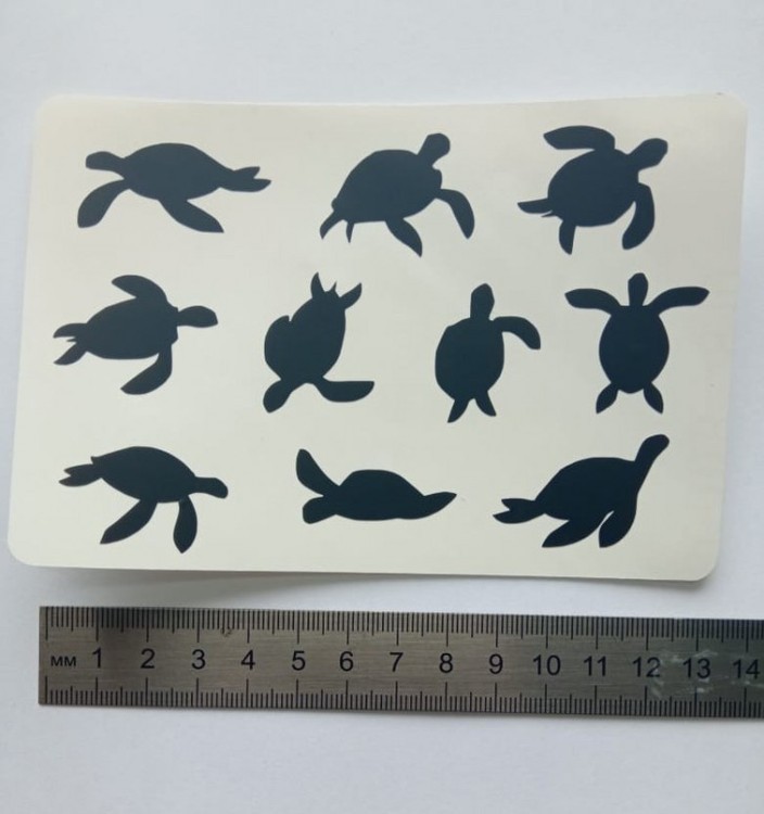 №916 Наклейка (Черные) Sticker, Art Blong — картинка 3