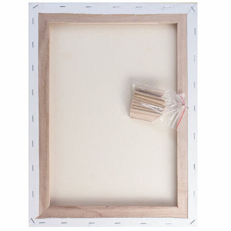 Холст на подрамнике BRAUBERG ART DEBUT, 30х40 см, грунтованный, 100% хлопок, мелкое зерно — картинка 4