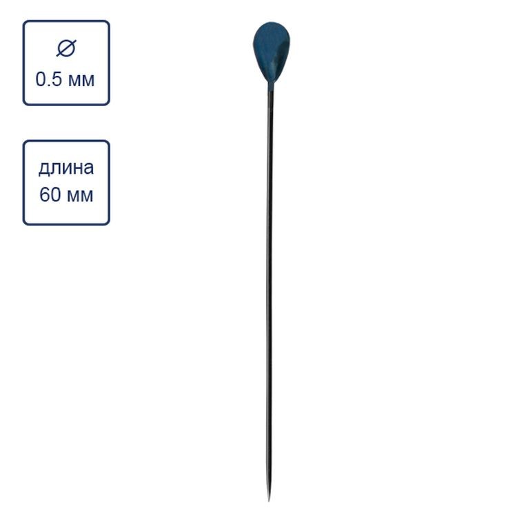 Иглы для квилтинга, сталь, 20 шт., 60 мм, Gamma — картинка 2