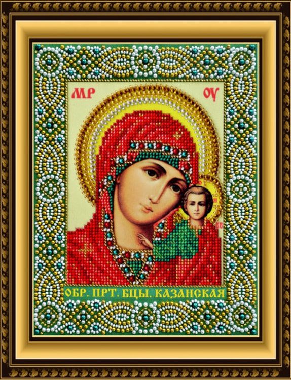 Рисунок на ткани «Образ Пресвятой Богородицы Казанская»