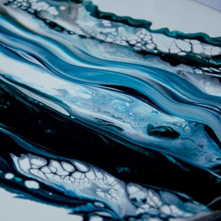 Универсальная эпоксидная смола для рисования AquaGlass GEL 1500 грамм, RU-SMOLA — картинка 14