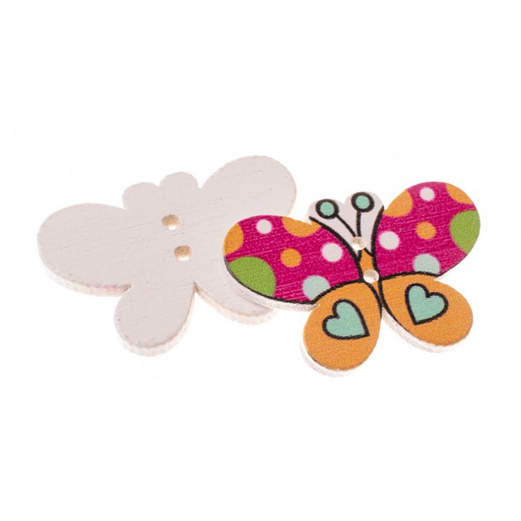 Пуговицы декоративные «Бабочки микс», 25 шт., 2,5-3 см — картинка 7