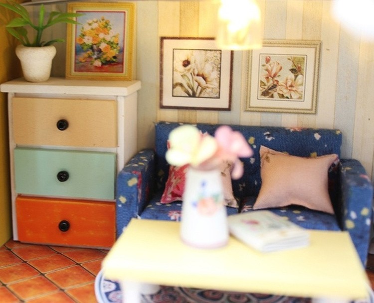 Набор для создания миниатюры (румбокс) «Загородный домик» — картинка 4