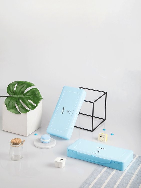 Набор гуашевых красок HIMI голубой 18 цветов по 30 мл — картинка 2