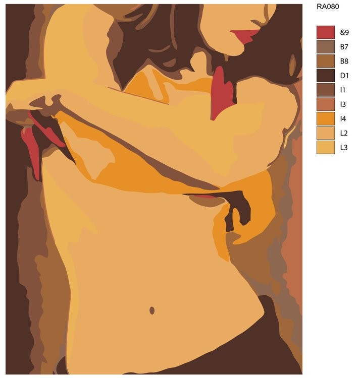 Картина по номерам «Танец живота» — картинка 2