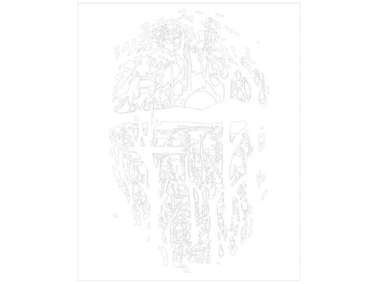 Картина по номерам «Фиолетовый закат» — картинка 3