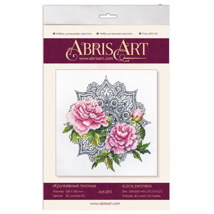 Набор для вышивания «Кружевные пионы» — картинка 5