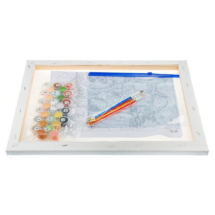 Картина по номерам «Я еще и вышивать могу» — картинка 3