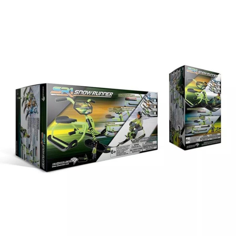 Снегокат детский SnowRunner SR1 KIWI зеленый — картинка 7
