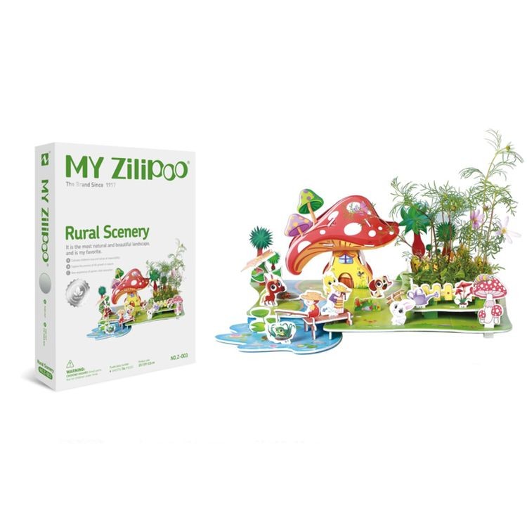 3Д пазл Сельский пейзаж — картинка 5