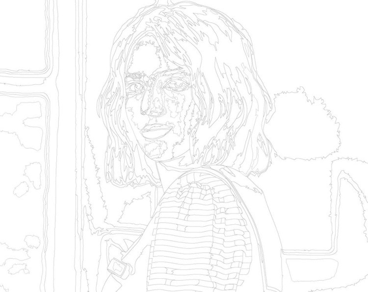 Картина по номерам «Очень странные дела: Робин Бакли - Майя Хоук» — картинка 3