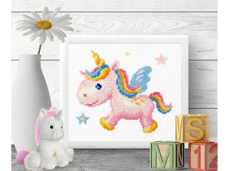 Набор для вышивания «Радужный единорожек» — картинка 3