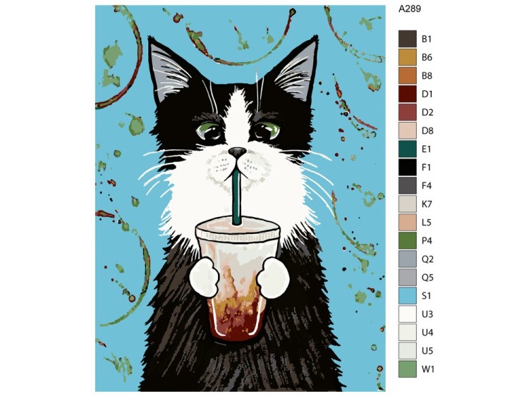 Картина по номерам «Кока-кола» — картинка 2