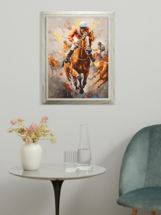 Картина по номерам «Дерби» — картинка 8