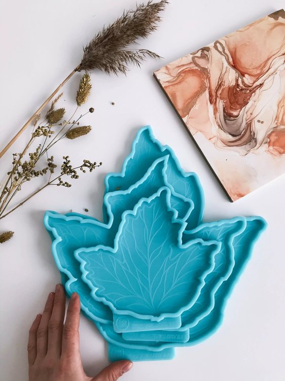 Модель №85, Силиконовый молд Кленовый лист Малый,19х17 см, Craftsmen.store — картинка 3