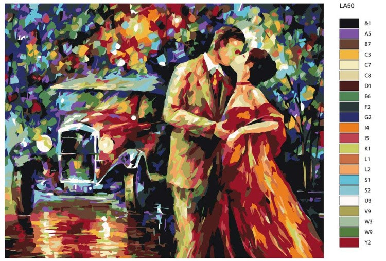 Картина по номерам «Прощание» — картинка 2