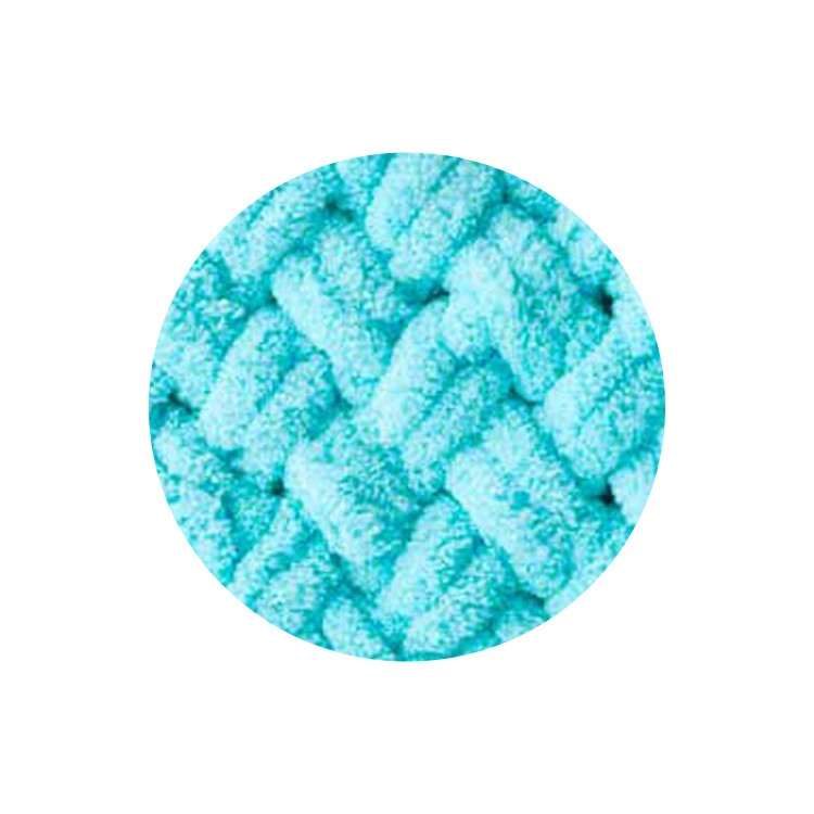 Пряжа ALIZE Puffy (Пуффи) (128), аква, 5 шт. по 100 г — картинка 2