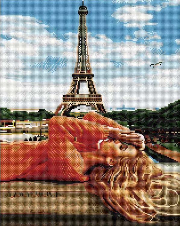 Алмазная вышивка «Под небом Парижа»