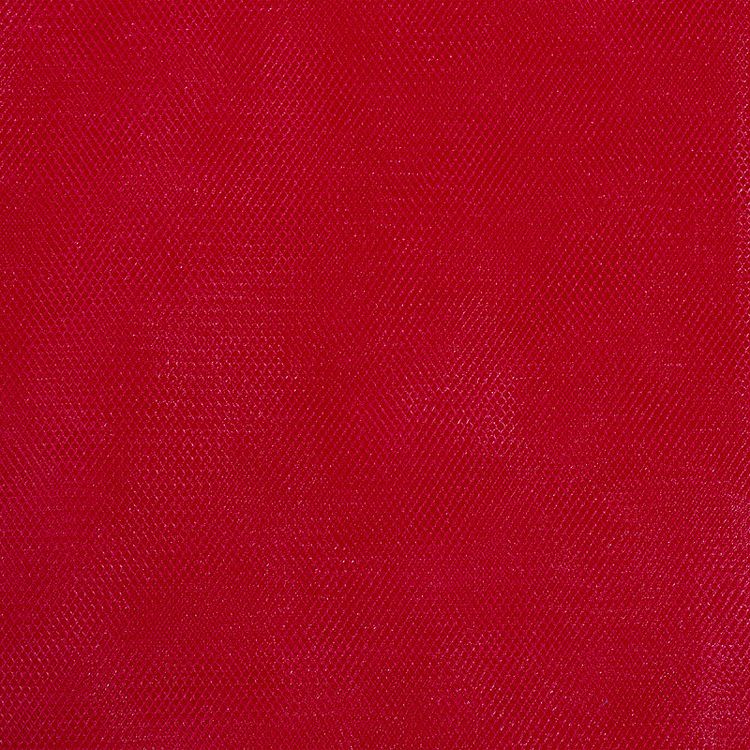 Еврофатин мягкий матовый Hayal Tulle, 5 м, ширина 300 см, цвет: красный, Hayal — картинка 3