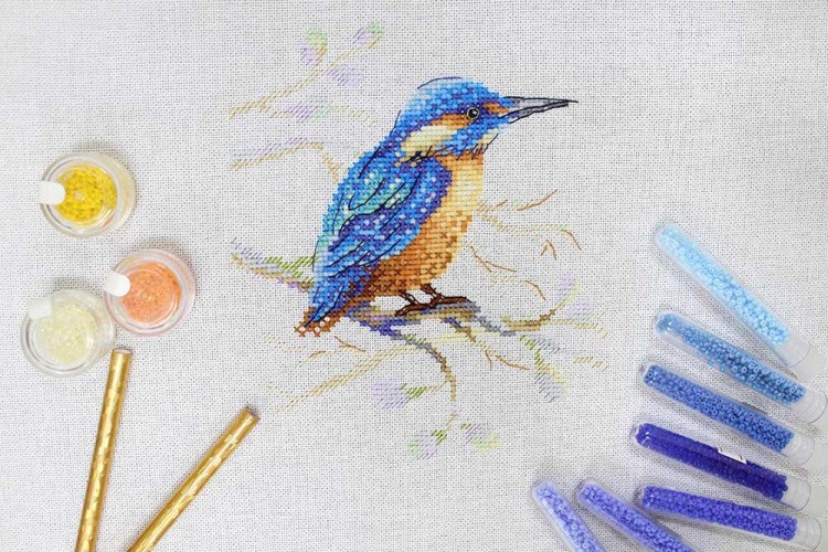 Набор для вышивания «Пернатый наблюдатель» — картинка 3