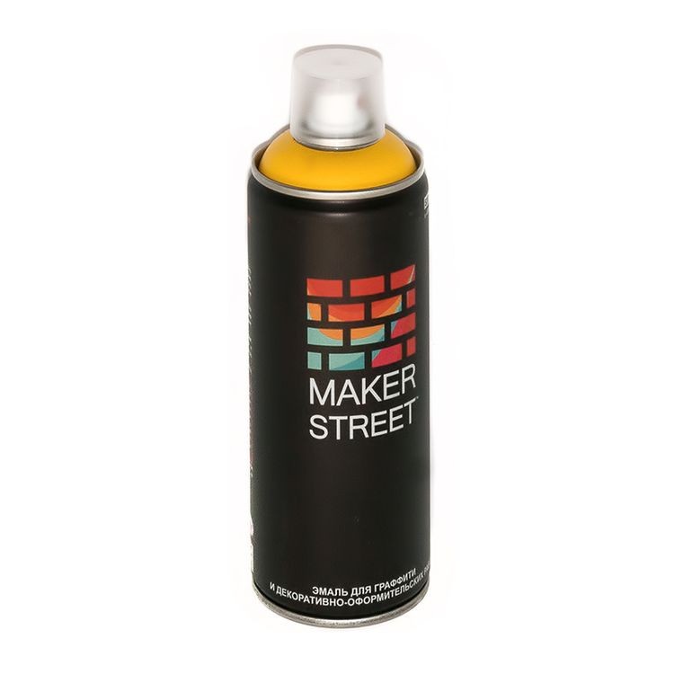Эмаль MAKERSTREET для граффити и декоративных работ MS400, 104 Кадмий желтый