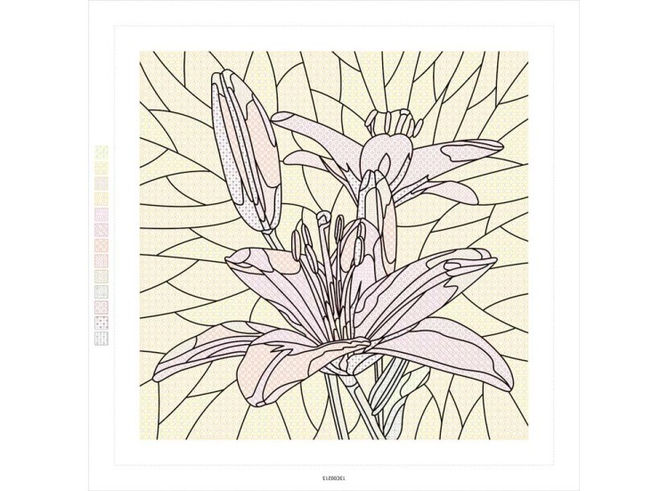 Картина по номерам «Лилии» — картинка 5