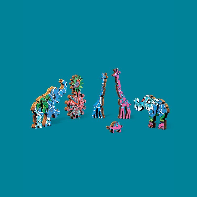 Деревянные пазлы DAVICI «Делиться радостью» — картинка 4