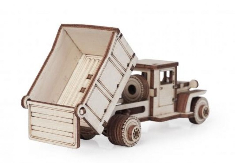 Конструктор из дерева «Грузовичок Самосвал», Армия России — картинка 3