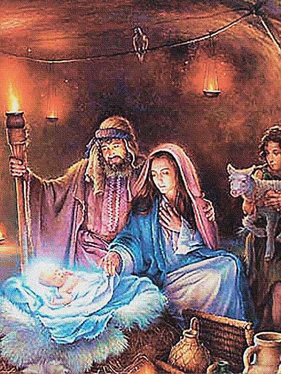 Алмазная вышивка «Рождение Иисуса Христа»