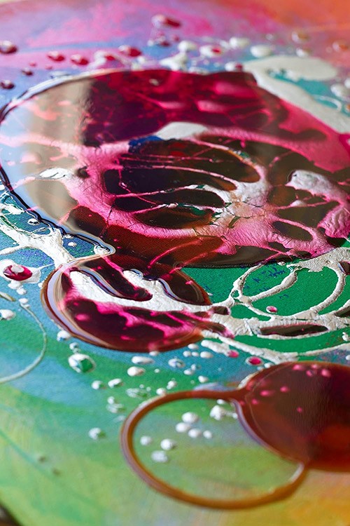 Набор красок Mixed Media - Vitrail и Ceramic, 6 шт. — картинка 5